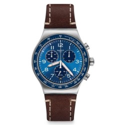 Orologio Uomo Swatch Irony Chrono Casual Blue YVS466 Cronografo