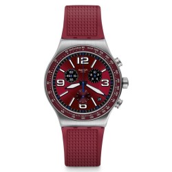Orologio Unisex Swatch Irony Chrono Wine Grid YVS464 Cronografo
