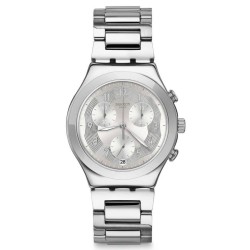 Orologio Unisex Swatch Irony Chrono Silver Ring YCS604G Cronografo