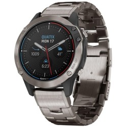 Orologio Uomo Garmin Quatix 6 Sapphire 010-02158-95 GPS Marine Smartwatch Multisport
