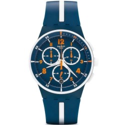Orologio Uomo Swatch Chrono Plastic Whitespeed SUSN403 Cronografo