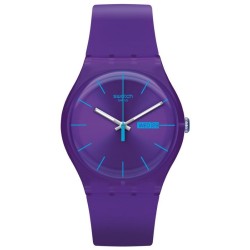 Orologio Unisex Swatch New Gent Purple Rebel SUOV702