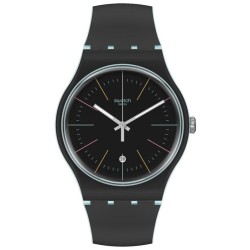 Orologio Unisex Swatch New Gent Black Layered SUOS402