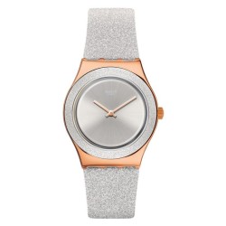 Orologio Donna Swatch Irony Medium Grey Sparkle YLG145