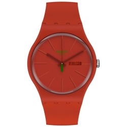 Orologio Unisex Swatch New Gent Redvremya SO29R700