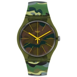 Orologio Unisex Swatch New Gent Camouforest SUOG114
