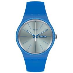 Orologio Unisex Swatch New Gent Blue Rails SUON714