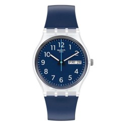 Orologio Unisex Swatch Gent Rinse Repeat Navy GE725