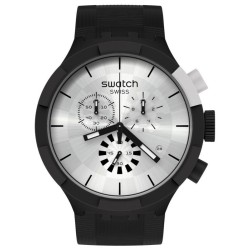 Orologio Swatch Big Bold Chrono Chequered Silver SB02B404