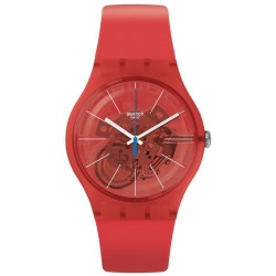 Orologio Unisex Swatch New Gent Bloody Orange SUOO105
