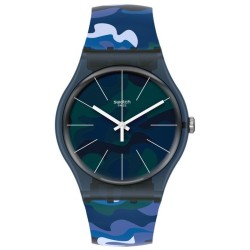 Orologio Unisex Swatch New Gent Camouclouds SUON140