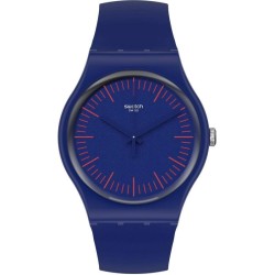 Orologio Unisex Swatch New Gent Bluenred SUON146