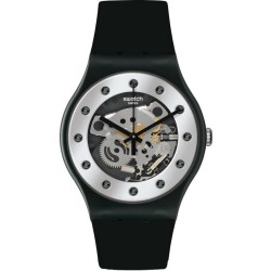 Orologio Unisex Swatch New Gent Silver Glam SUOZ147