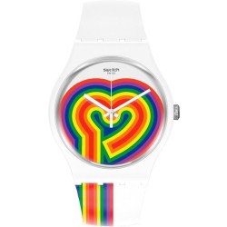 Orologio Donna Swatch New Gent Beating Love SUOW171