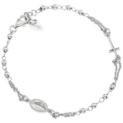 Bracciale Rosario Amen in argento BROB3