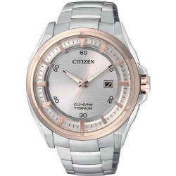 Orologio Uomo Citizen Super Titanium Eco Drive AW1404-51A