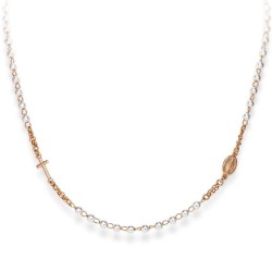 Collana Rosario Amen in argento e perle donna CRORB3