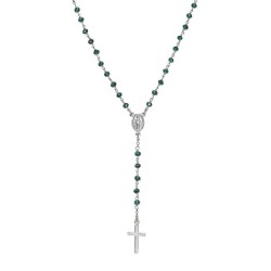 Collana Amen Rosari in argento con cristalli donna CROBVB4