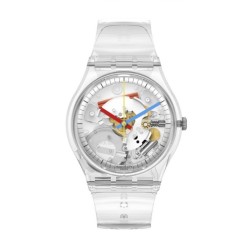 Orologio Unisex Swatch Clearly Gent SO28K100
