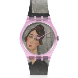 Orologio Swatch Centre Pompidou Portrait of Dédie, by Amedeo Modigliani GZ356