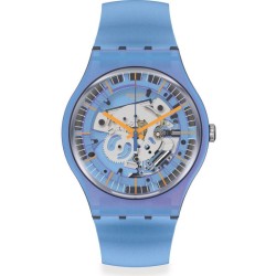 Orologio Unisex Swatch New Gent Shimmer Blue SUOM116
