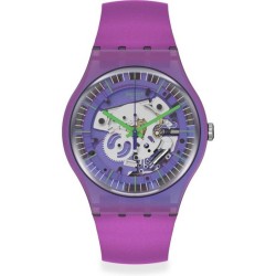 Orologio Unisex Swatch New Gent Shimmer Purple SUOM115