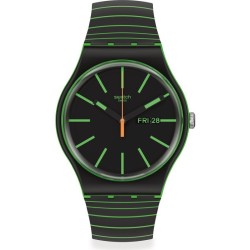 Orologio Unisex Swatch New Gent Glow This Way SO29G702