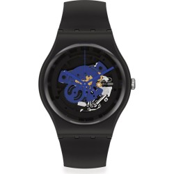 Orologio Unisex Swatch New Gent Time To Blue Big SO32B109