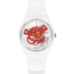 Orologio Unisex Swatch Gent Time To Red Small SO31W104
