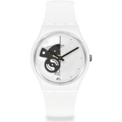 Orologio Unisex Swatch Gent Live Time White SO31W101
