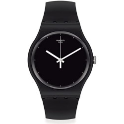 Orologio Unisex Swatch New Gent Think Time Black SO32B106