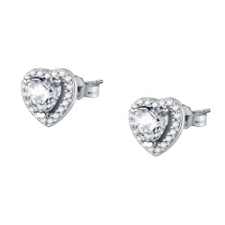 Orecchini donna Morellato Tesori in argento SAVB07 Cuore