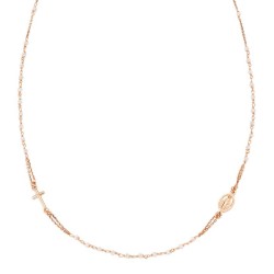 Collana Rosario Amen in argento con cristalli donna CRO10RBI3