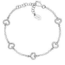 Bracciale Donna Amen Coccole BRGOCUB1 Cuori