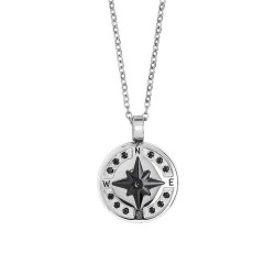 Collana Uomo Boccadamo Man AGR196 Rosa dei Venti