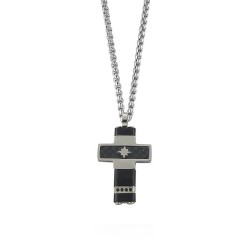 Collana Uomo Boccadamo Man AGR229 Croce