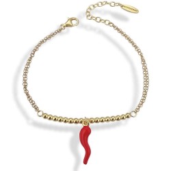 Bracciale Donna Boccadamo Gaya GBR074D Cornetto Portafortuna