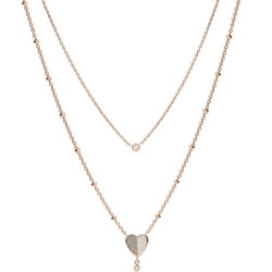 Collana Donna Fossil Vintage Glitz JF03648791 Cuore