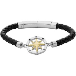 Bracciale Uomo Fossil Vintage Casual JF04226998 Rosa dei Venti