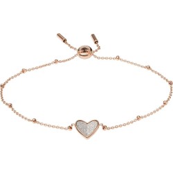 Bracciale Donna Fossil Vintage Glitz JF03647791 Cuore