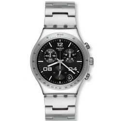 Orologio Unisex Swatch Irony Chrono Blustery Black YCS564G Cronografo