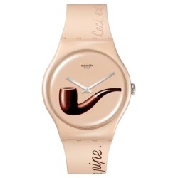 Orologio Swatch La Trahison des Images by Rene Magritte SO29Z124