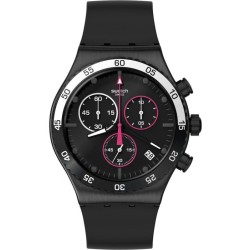 Orologio Uomo Swatch Irony Chrono Magenta At Night YVB413 Cronografo