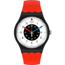 Orologio Unisex Swatch New Gent Rouge & Noir SO32B401-STD