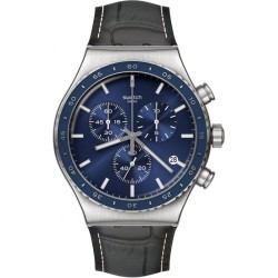 Orologio Uomo Swatch Irony Chrono Cobalt Lagoon YVS496 Cronografo