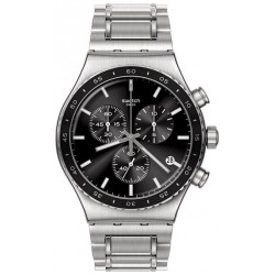 Orologio Uomo Swatch Irony Chrono Carbonium Dream YVS495G Cronografo