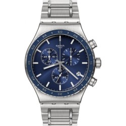 Orologio Uomo Swatch Irony Chrono Cobalt Lagoon YVS496G Cronografo