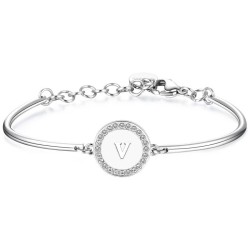 Bracciale Donna Brosway Chakra Lettera V BHK145
